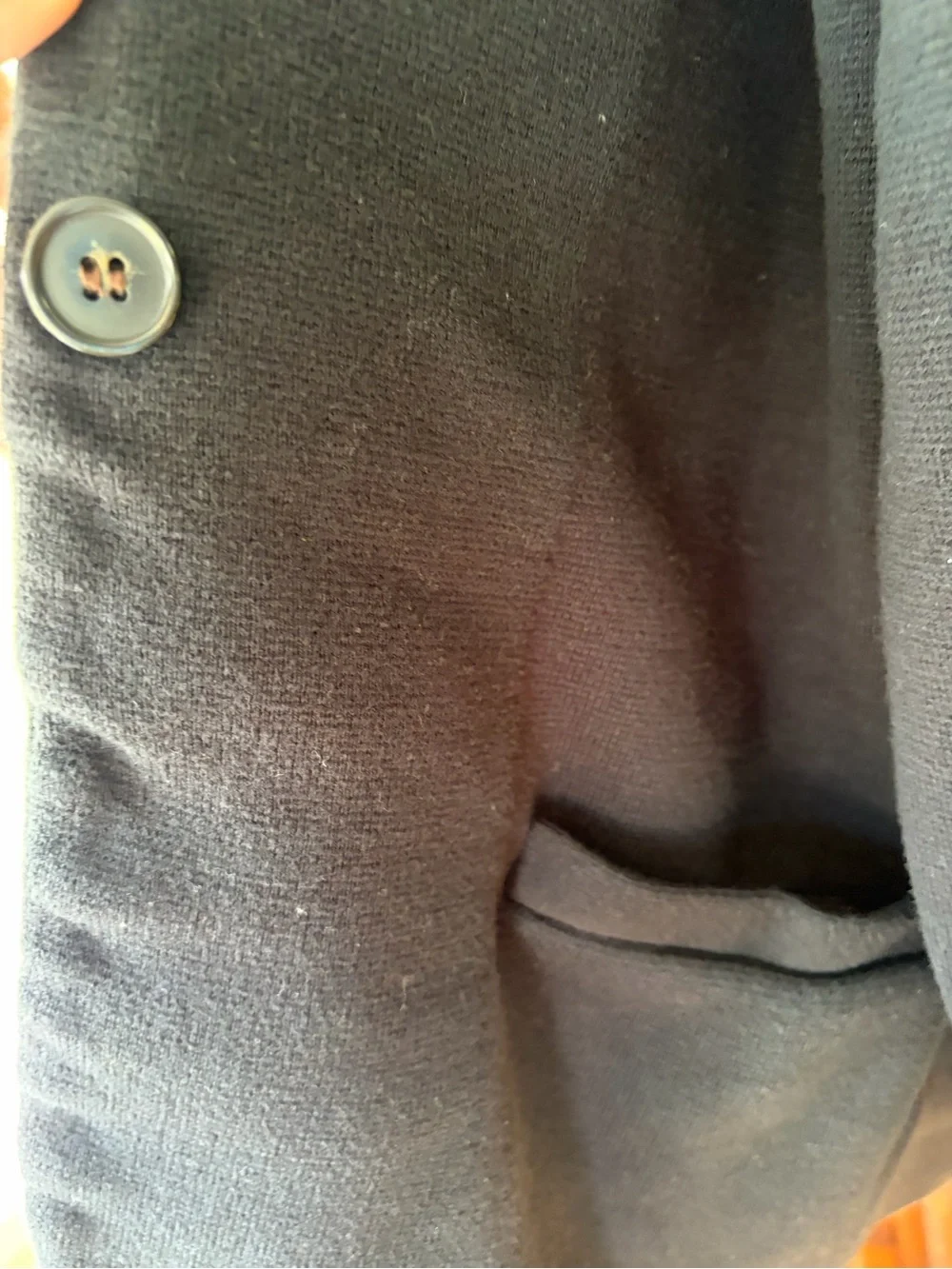 J. Crew Black Open-Front Knit Cardigan Sweater